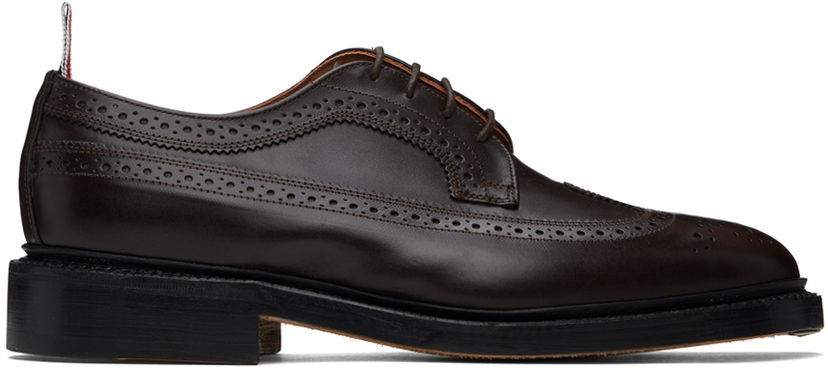 Odjeća Thom Browne Thom Browne Classic Longwing Calf Leather Derbys Smeđa | MFD240D-06764