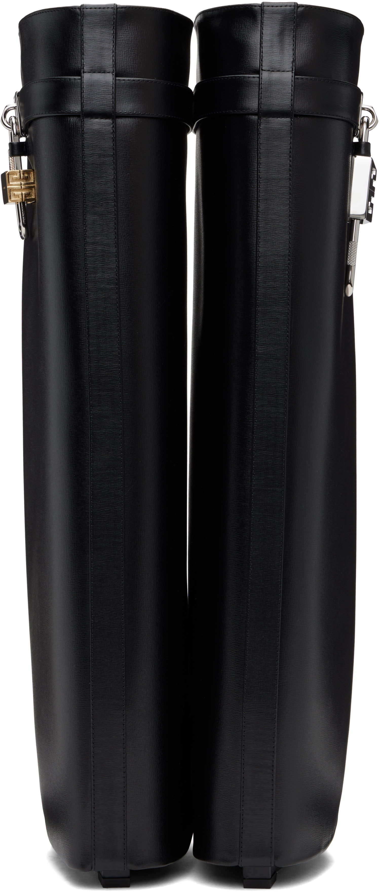 Odjeća Givenchy Givenchy Shark Lock Tall Boots Crna | BE702XE1NG001, 1