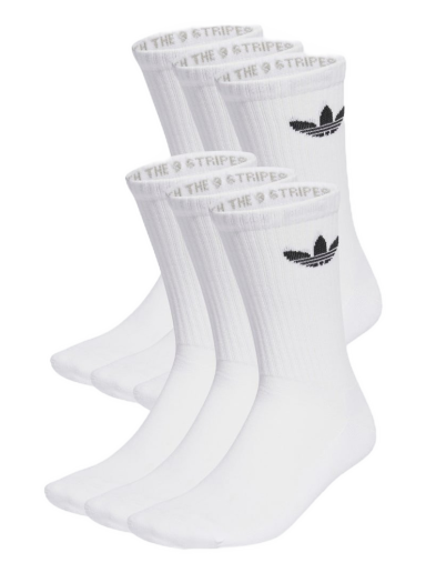 Čarape adidas Originals Trefoil Cushion Crew Socks –⁠ 6 pack Bijela | IJ5619