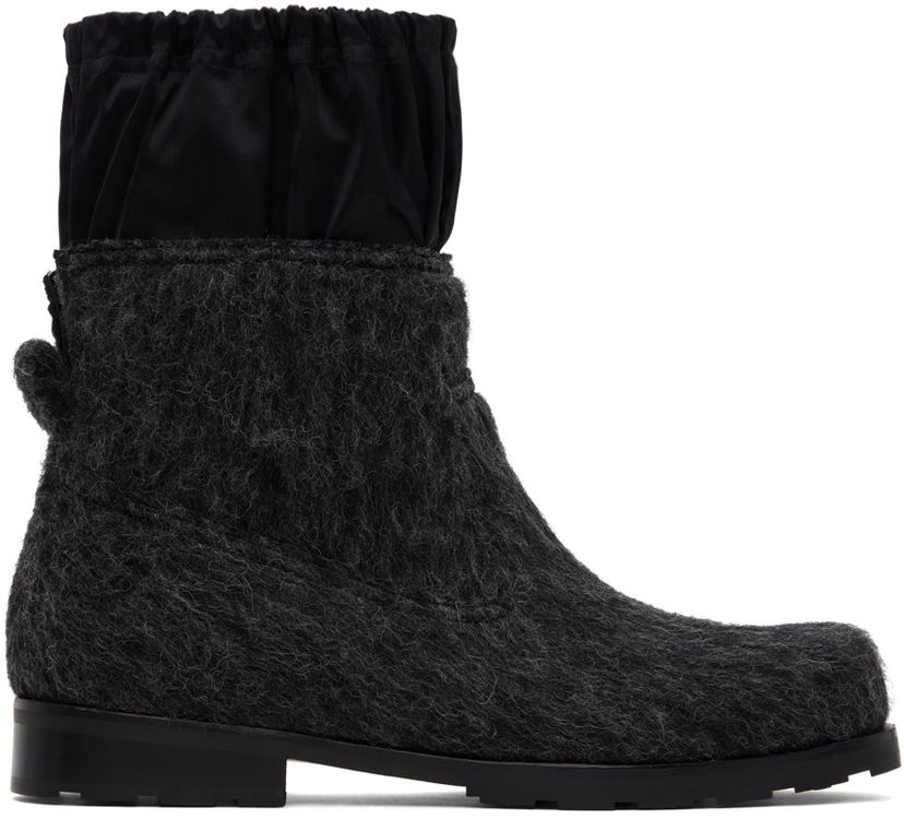Odjeća We11done We11done Brushed Chelsea Boots Crna | WD-AO3-22-448-M-DG