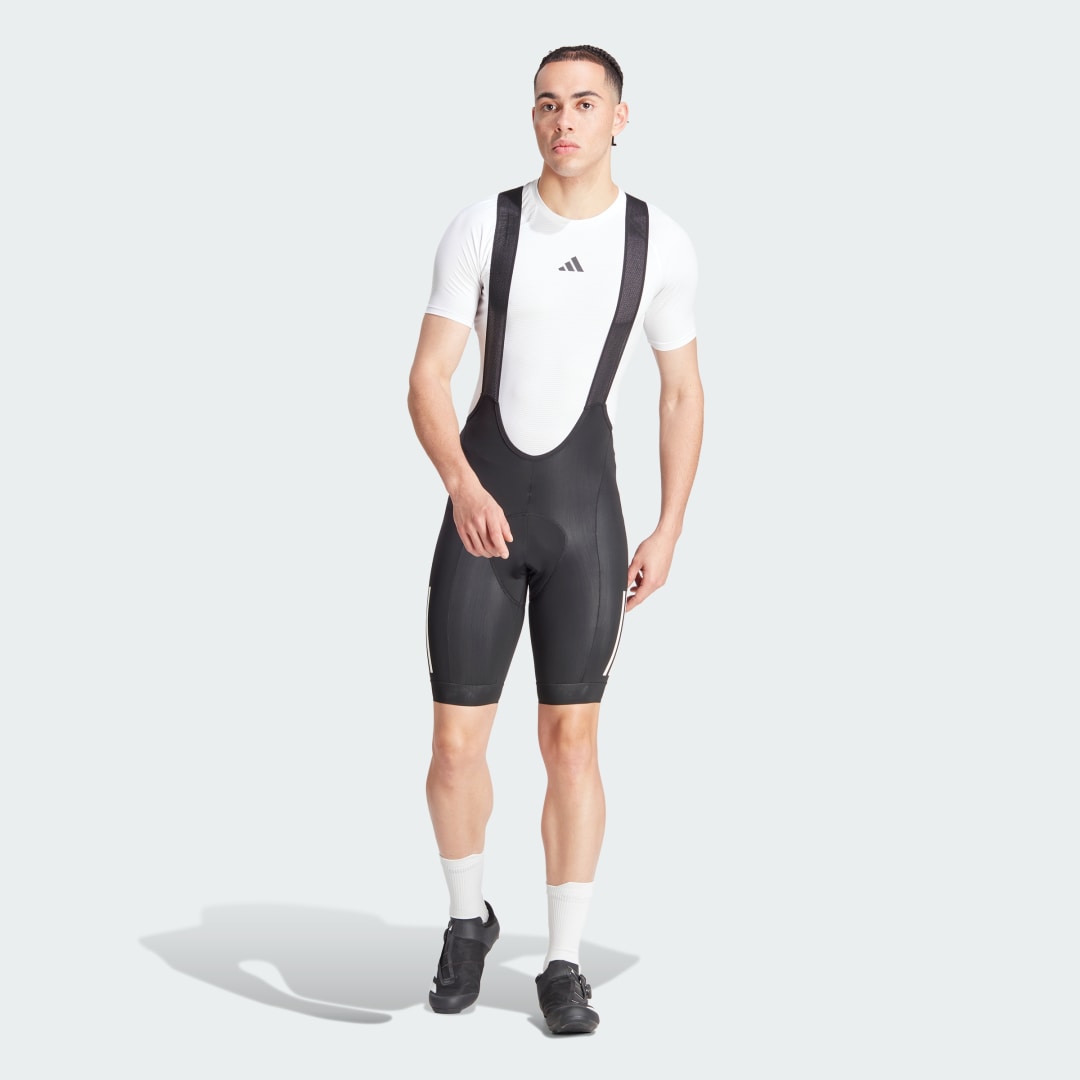 Kratke hlače adidas Performance Essentials 3-Stripes Padded Cycling Bib Crna | IP2676, 1
