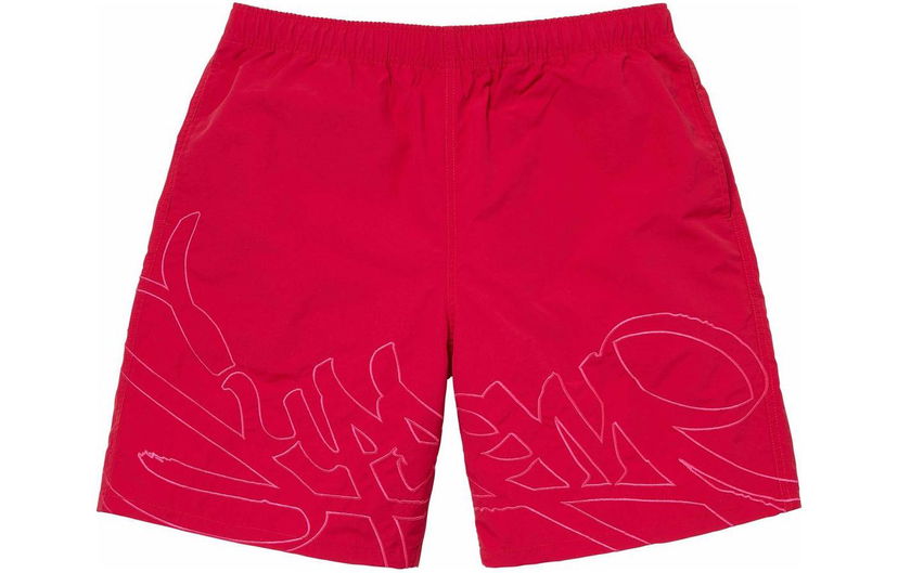 Kupaći kostimi Supreme Tag Water Shorts Crvena | SUP-SS24-168