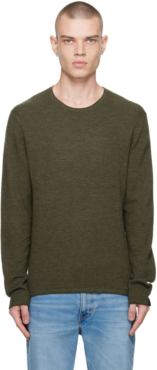 Džemper rag & bone Collin Sweater Zelena | MBS22F023BV23