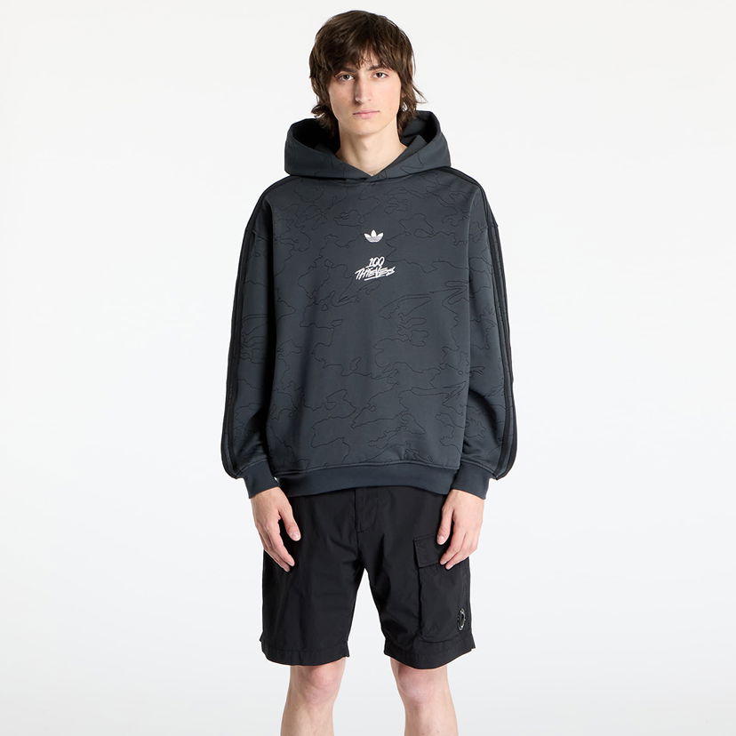 Dukserice adidas Originals 100 Thieves Hoodie Crna | JM3258