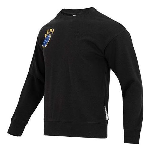 Džemper Puma Team Graphic Crewneck Sweatshirt Crna | 622275-01, 0