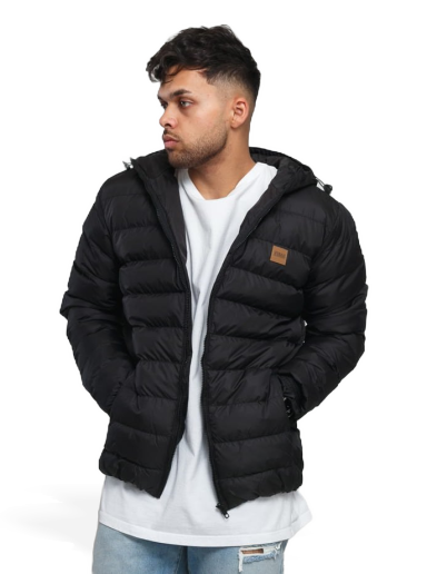 Pernata jakna Urban Classics Basic Bubble Jacket Crna | TB863-blk