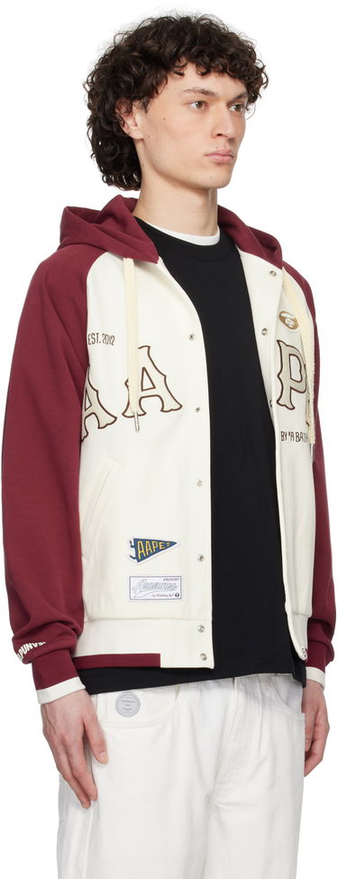 Bomber jakna AAPE by A Bathing Ape AAPE by A Bathing Ape Main Zip Up Hoodie Jacket Crvena | AAPSWMC323XXNIVX, 1