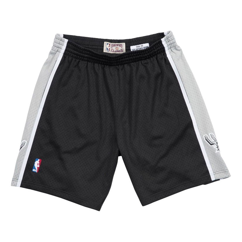 Kratke hlače Mitchell & Ness Mitchell & Ness Spurs 1998-99 Swingman Shorts Crna | SMSHGS18251-SASBLCK98