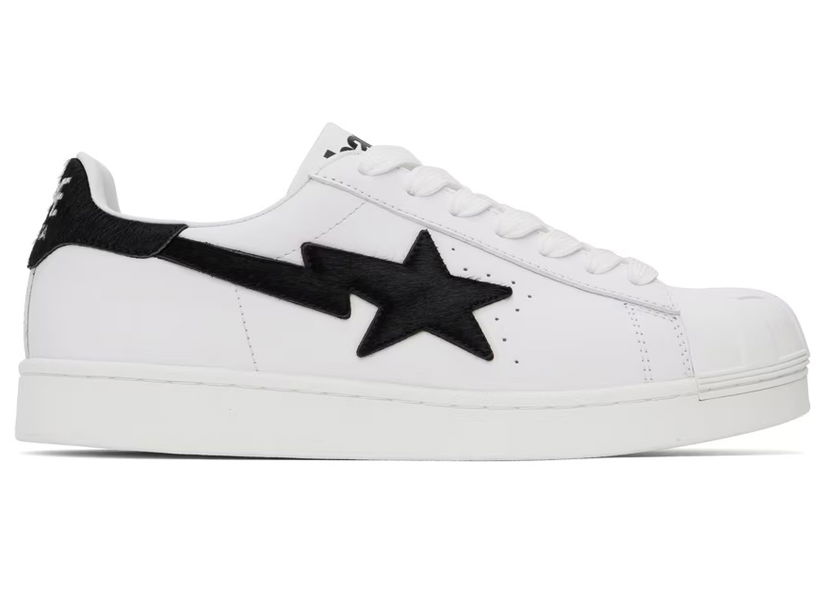 Tenisice i cipele BAPE A Bathing Ape Skull Sta #2 White Bijela | 1J80-191-065-WHT