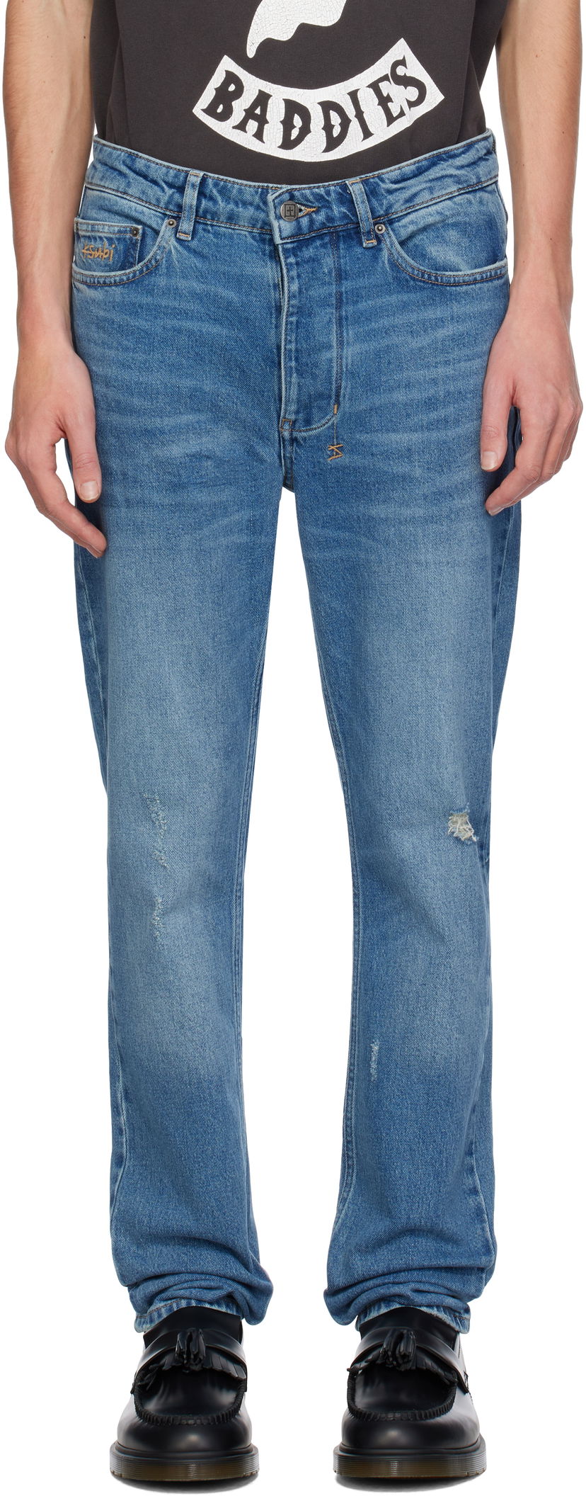 Jeans Ksubi Chitch Maverick Distressed Jeans Plava | MFA24DJ006