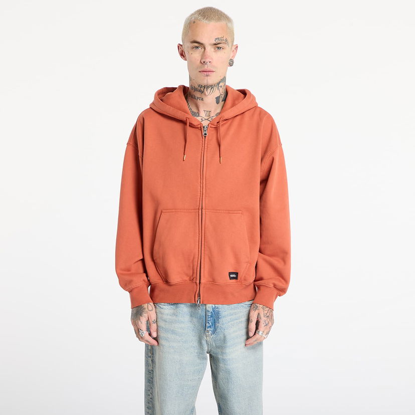 Dukserice Vans Sweatshirt LX Zip Hoodie Narančasta | VN000P98Y7X1