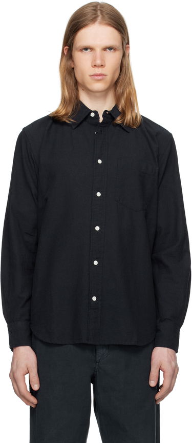 Košulja NORSE PROJECTS Norse Projects Algot Relaxed Cotton Linen Shirt Crna | N40-0832, 0