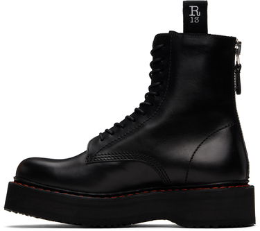 Odjeća R13 R13 Single Stack Boots Crna | R13WS025-S001A, 2