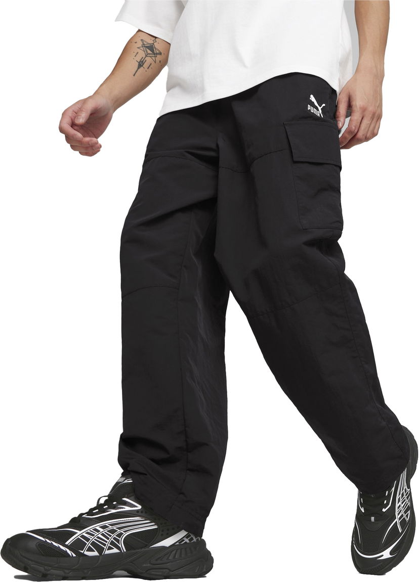 Hlače i traperice Puma Classics Cargo Hose Schwarz F01 Crna | 624260-01