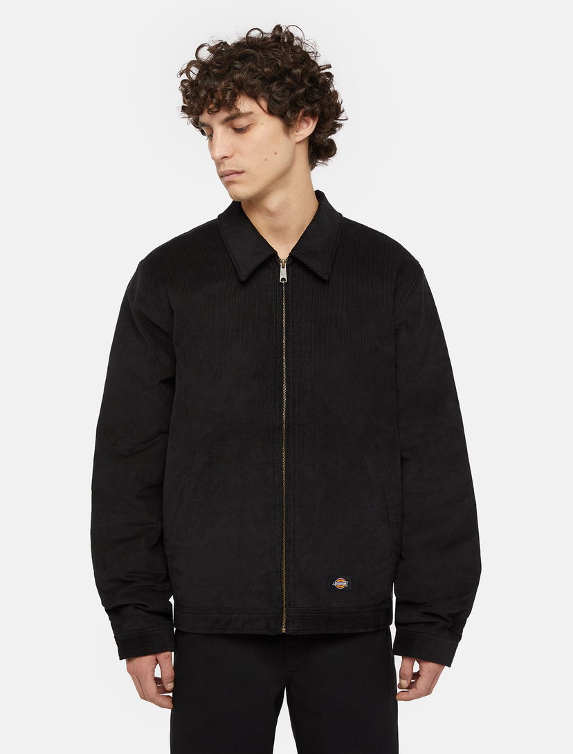 Jakna Dickies Corduroy Eisenhower Jacket Man Black Size L Crna | 0A863W