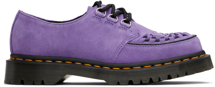 Odjeća Dr. Martens Ramsey Woven Suede Creepers Ljubičasta | 40572500