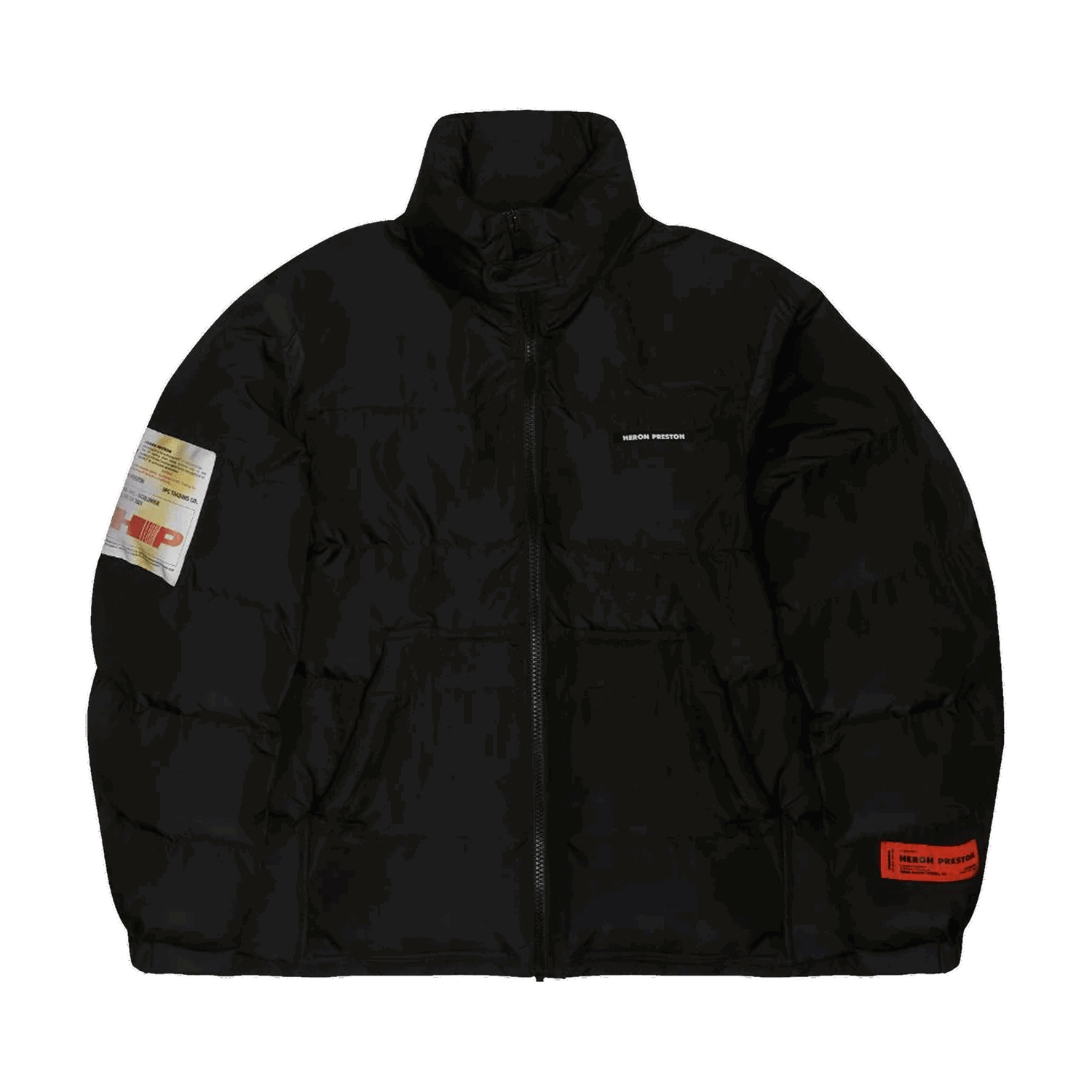Pernata jakna HERON PRESTON Label Nylon Puffer Crna | HMED008F21FAB0011000, 0