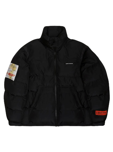 Pernata jakna HERON PRESTON Label Nylon Puffer Crna | HMED008F21FAB0011000