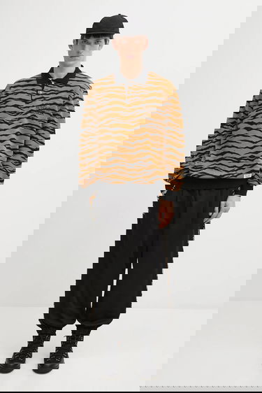 Džemper WACKO MARIA Tiger Pattern Knitted Long-Sleeve Polo Višebojno | 25FW.WMK.KN10, 4