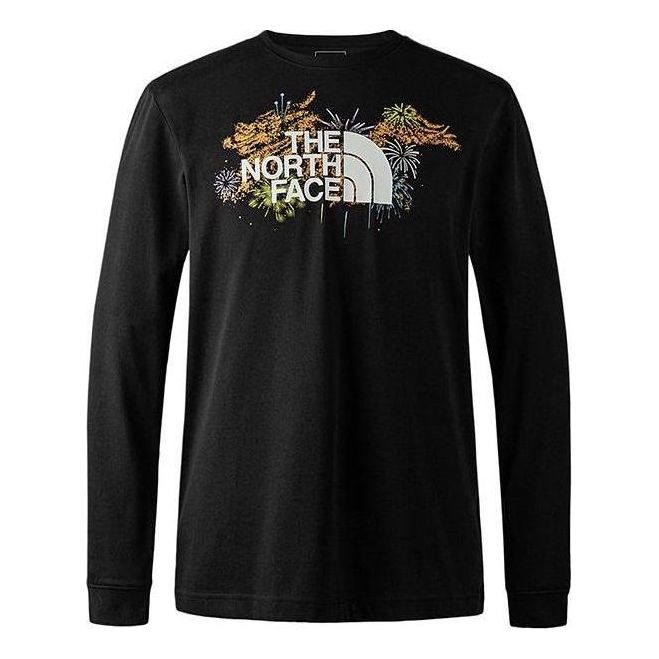 Majica kratkih rukava The North Face Graphic Long Sleeve Shirt Crna | NF0A89U3-JK3