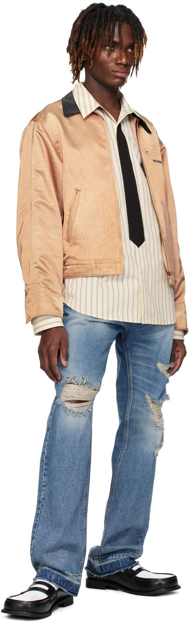 Bomber jakna We11done We11done Printed Work Jacket Smeđa | WD-JK0-25-038-M-BG, 3