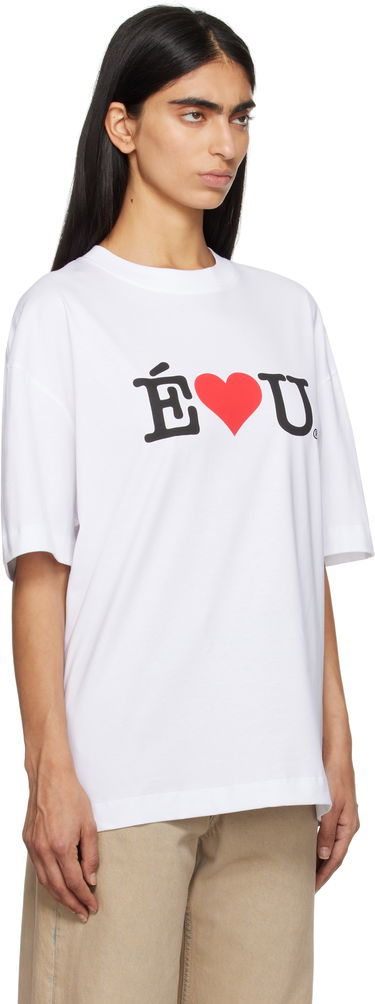 Majica kratkih rukava Études Études 'ÉLU' Relax T-Shirt Bijela | H24MMTSH138-00, 1