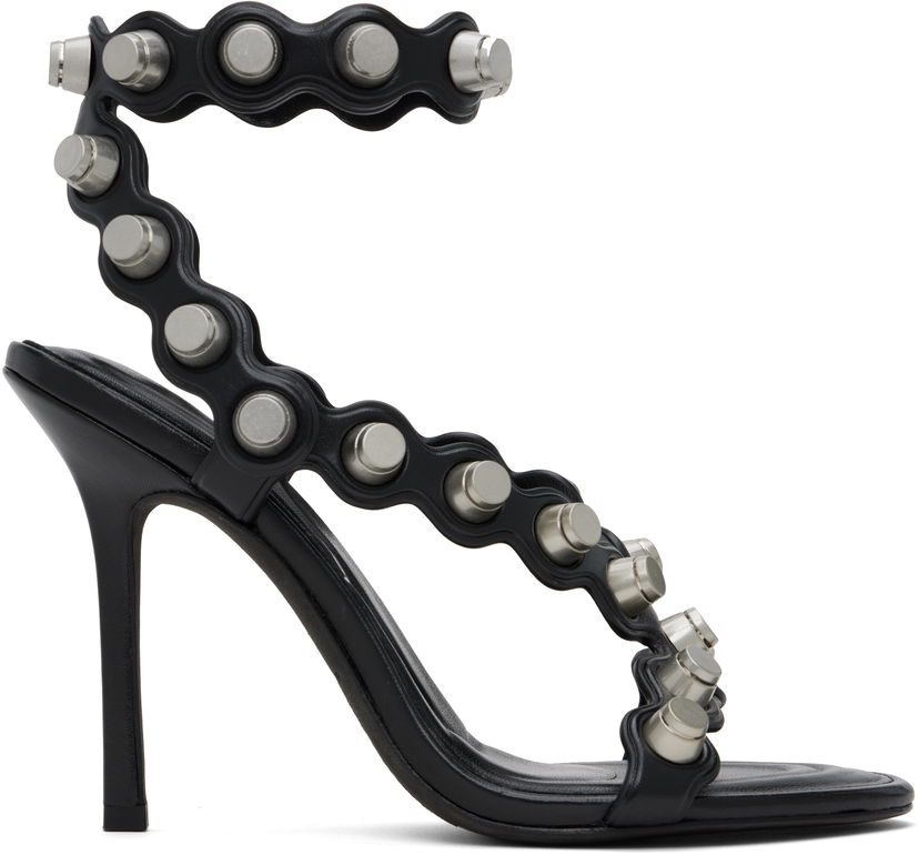 Haljina Alexander Wang Alexander Wang Riot Heeled Sandals Crna | 30424S025