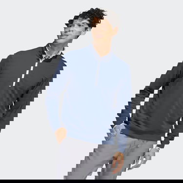 Dukserice adidas Originals Golf 1/4 Zip Pullover Crew Tamnoplava | HC6636, 0