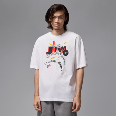 Majica kratkih rukava Jordan Jordan Brand Jamming Frequency T-Shirt Bijela | HJ2929-100, 0