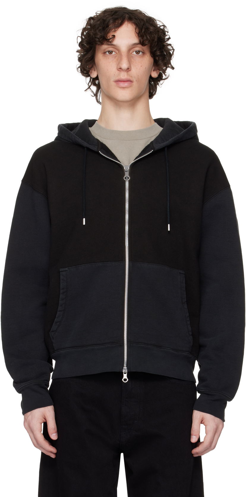 Dukserice OUR LEGACY Our Legacy Rascal Zip Hoodie Crna | M2256RP