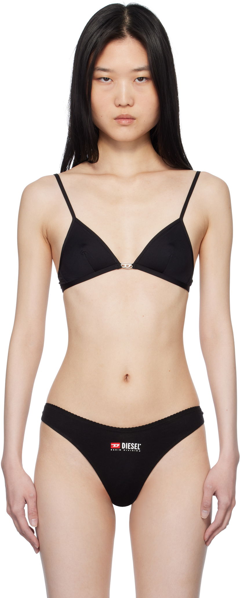 Gaćice Diesel Diesel Luna-Dnm Triangle Bra Crna | A17545 0IKBN