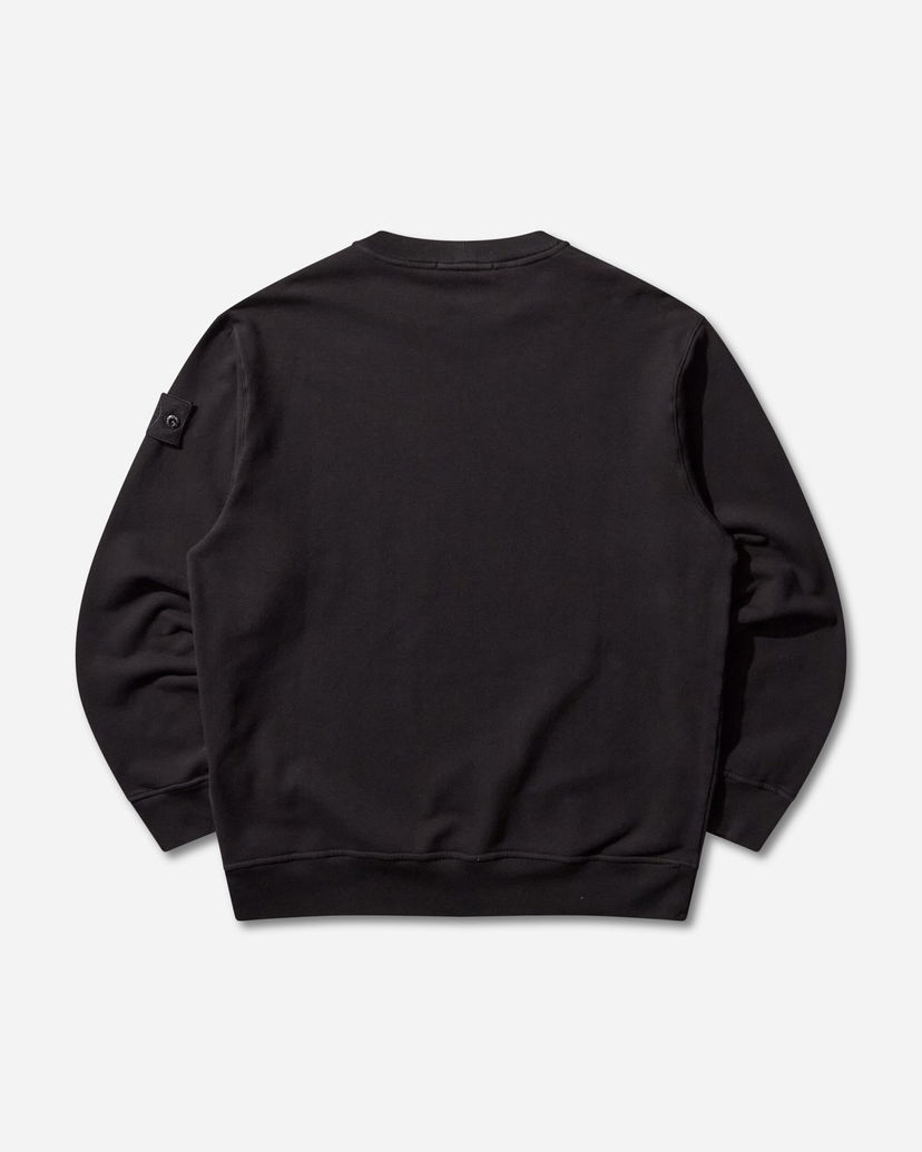 Dukserice Stone Island Ghost Stretch Cotton Fleece Crewneck Sweatshirt Crna | K2S15-6100069-S0F28 V0029
