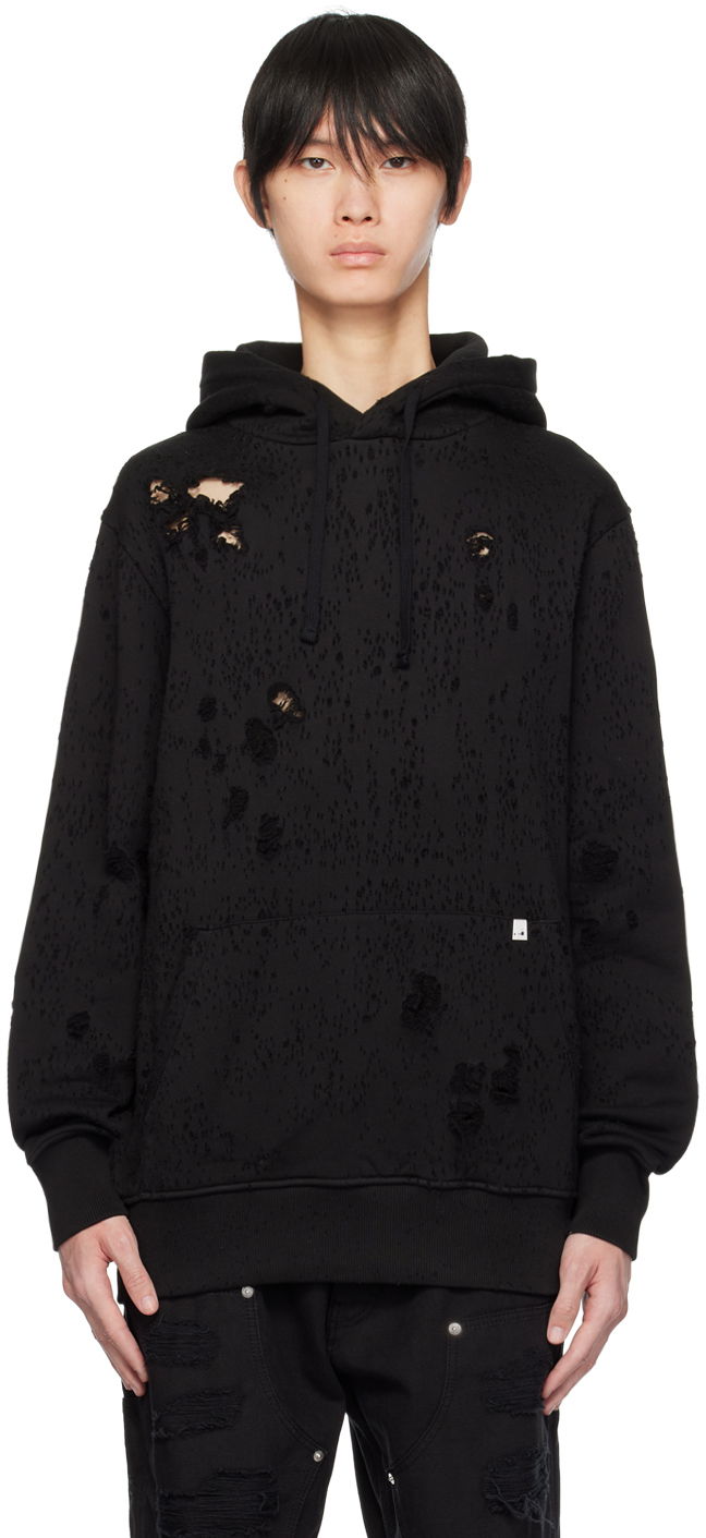 Dukserice 1017 ALYX 9SM Destroyed Hoodie Crna | AAUSW0221FA01, 0