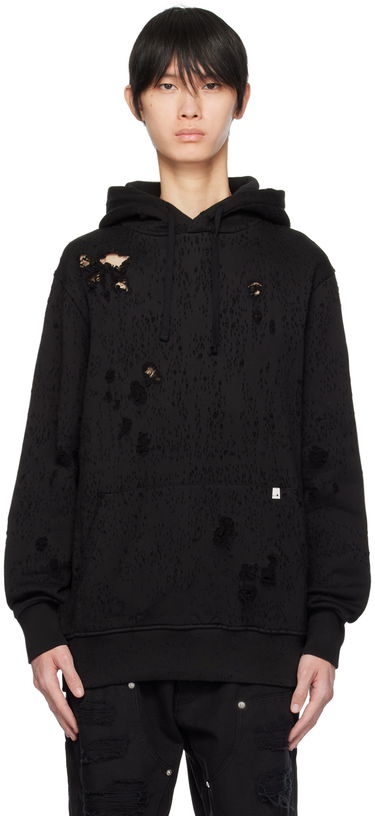 Dukserice 1017 ALYX 9SM Destroyed Hoodie Crna | AAUSW0221FA01, 0