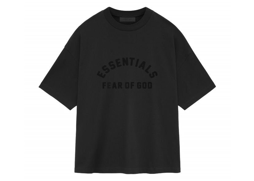 Majica kratkih rukava Fear of God Core Collection Heavy S/S Tee Black Crna | 125SU242000F
