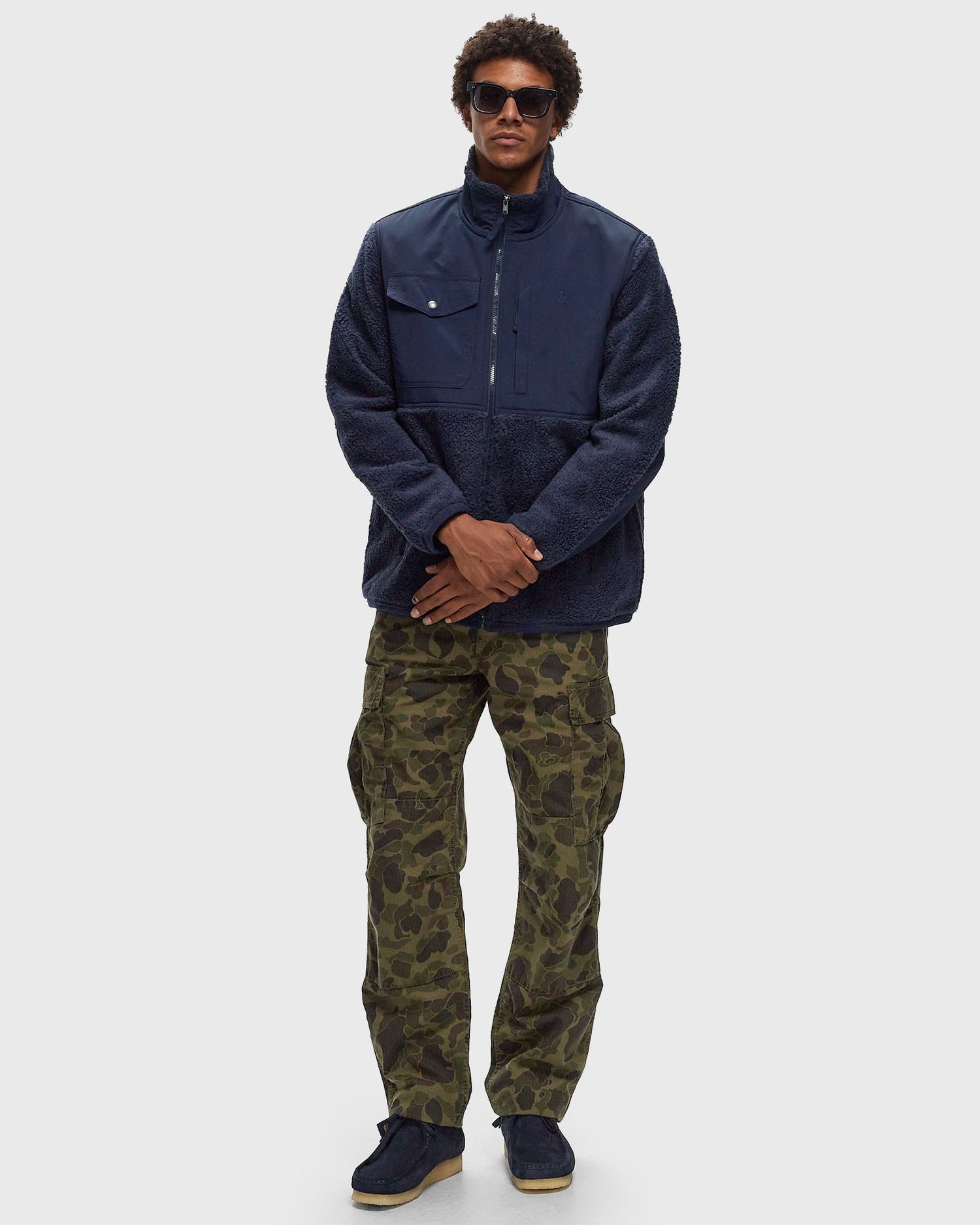 Jakna Polo by Ralph Lauren Half-Zips Fleece Jacket Plava | 710850412018, 1