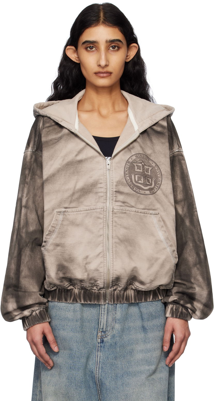 Dukserice MISBHV MISBHV Perfect Zip-Up Hoodie Siva | 250W203