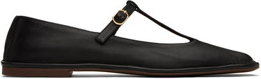 Tenisice i cipele The Row The Row Square T-Strap Ballerina Flats Crna | F1599-SL3, 0