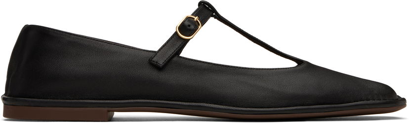Tenisice i cipele The Row The Row Square T-Strap Ballerina Flats Crna | F1599-SL3