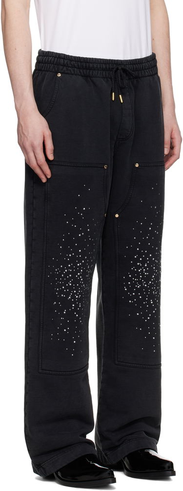 Trenirka Casablanca Casablanca 'La Prémonition' Crystal Embellished Lounge Pants Crna | U-MS25-JTR-245-01, 1