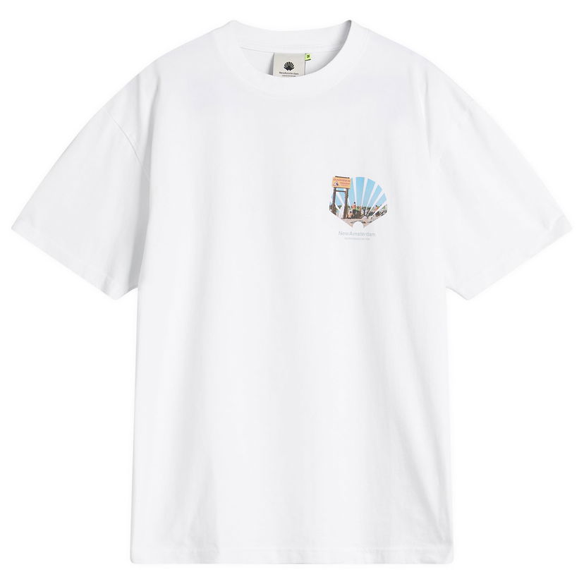 Majica kratkih rukava New Amsterdam Surf Association New Amsterdam Surf Association Road Trip T-Shirt, Size Large Bijela | 2501174002