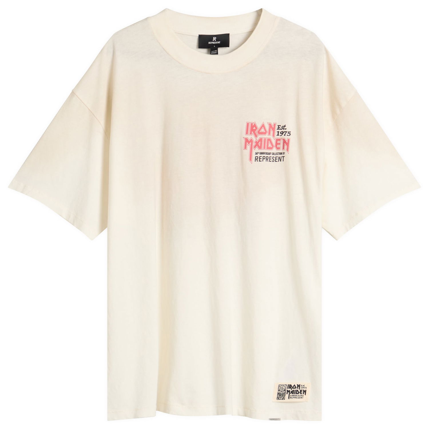 Majica kratkih rukava Represent Clo Iron Maiden Anniversary T-Shirt Bijela | MLM100579-26, 1