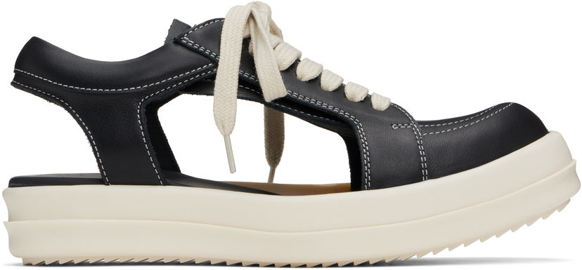 Tenisice i cipele Rick Owens Rick Owens Hollywood Hollowed Vintage Sneaks Crna | RP01E7897 LCO