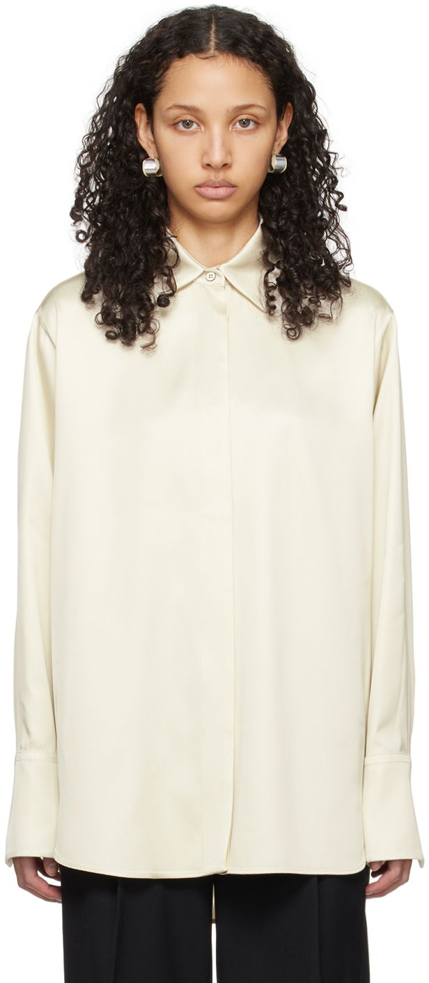 Košulja Jil Sander Relaxed-Fit Shirt Bijela | J01DL0125_J65112