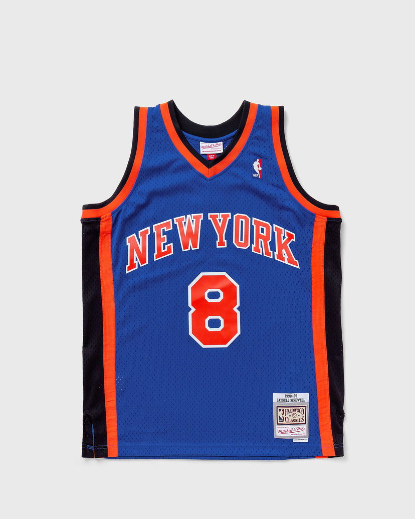 Dres Mitchell & Ness NBA Swingman Jersey New York Knicks Road 1998-99 Latrell Sprewell #8 Plava | SMJYAC18055-NYKROYA98LSP