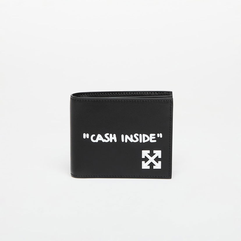 Novčanik Off-White Off-White Jitney Quote Bifold Wallet Crna | OMNC098C99LEA0011001