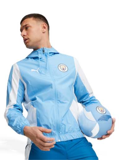 Jakna Puma Manchester City Men's Prematch Anthem Jacket Plava | 772846_01