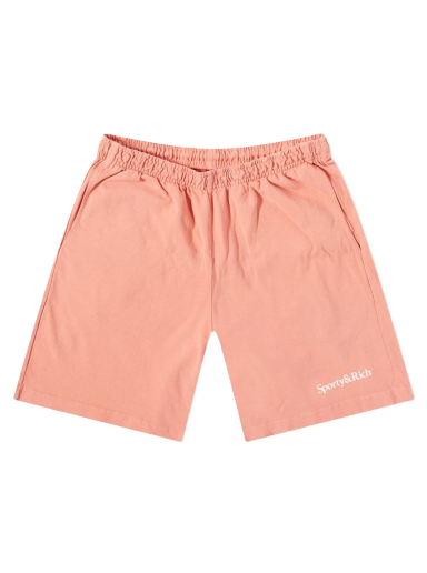 Kratke hlače Sporty & Rich Serif Logo Gym Short Ružičasta | SH493FL