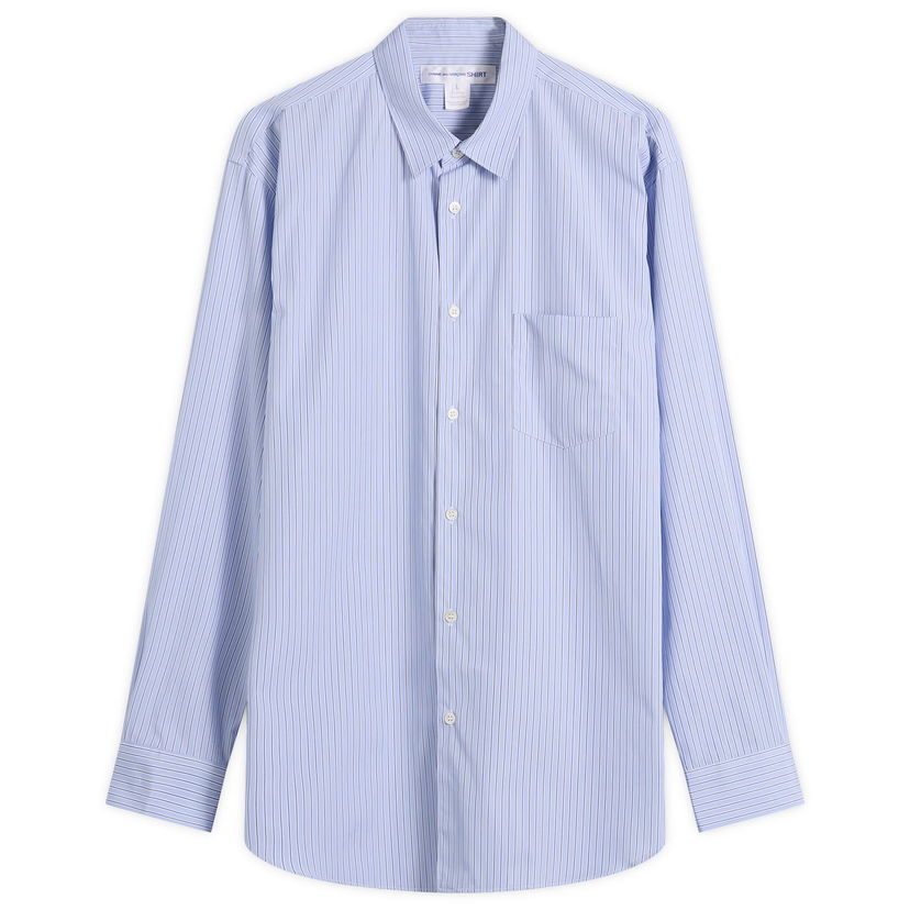 Košulja Comme des Garçons Comme des Garçons SHIRT YD Stripe Shirt, Size L Plava | FZ-B125-060-7