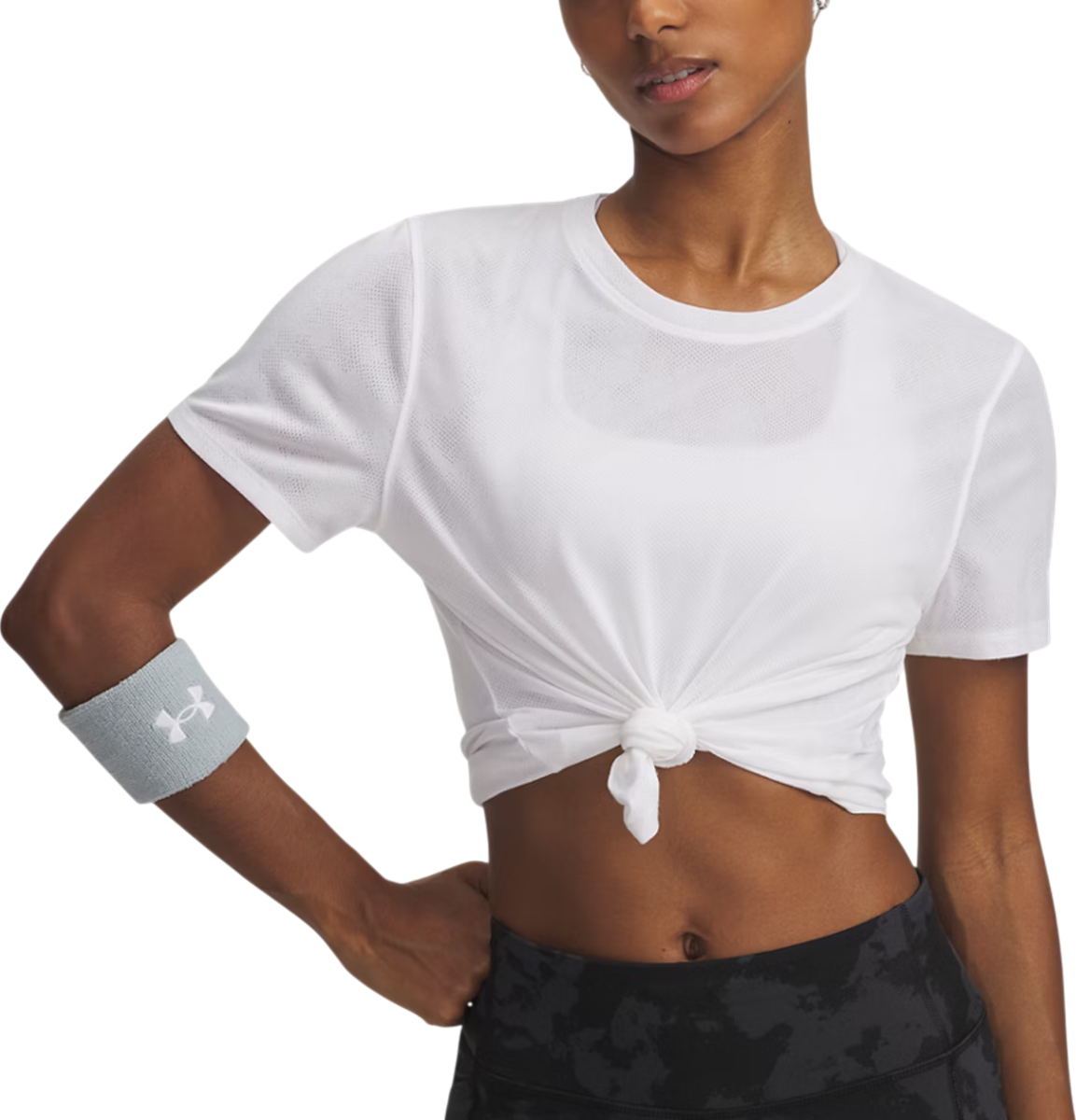 Majica kratkih rukava Under Armour Launch Jacquard Short Sleeve T-Shirt Bijela | 6005096-100, 0